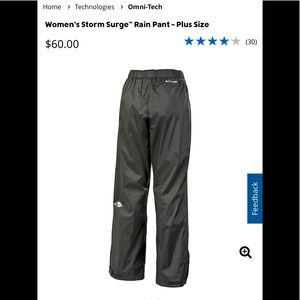 Columbia Waterproof -breathable, 2X.